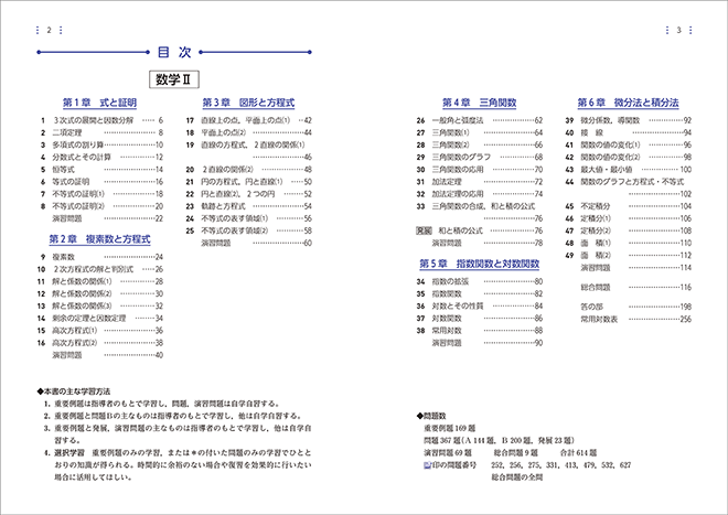改訂版 教科書傍用 サクシード 数学II+B+C〔数列,統計的な推測,ベクトル〕 目次1