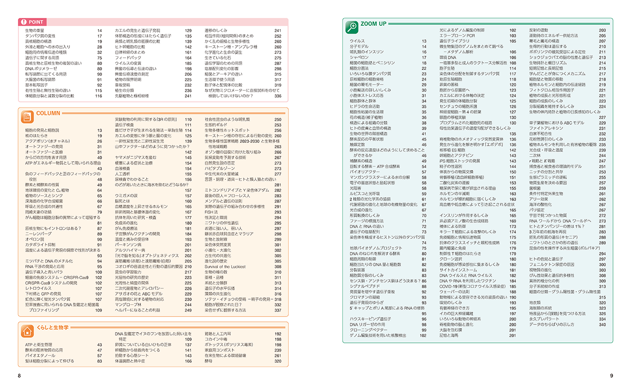 三訂版 フォトサイエンス生物図録 目次2