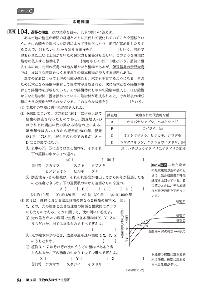 改訂版 スタディアップノート生物基礎 内容4